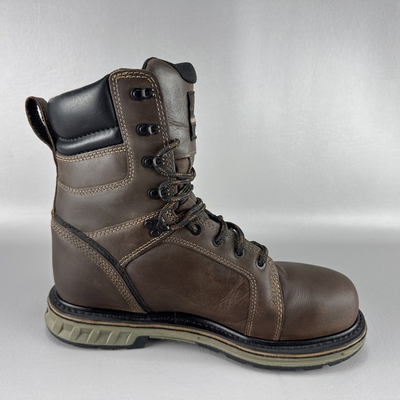 Danner Boots Steel Yard 8" Steel Toe Insulated 400G Mens Sz 8.5 Workwear Leather - Picture 8 of 12
